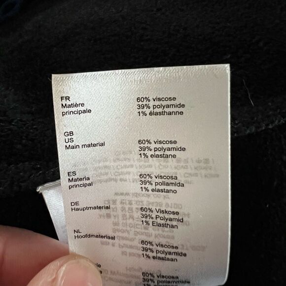 Maje Cardigan Geometric-Print Cardigan Black Large - Picture 11 of 15